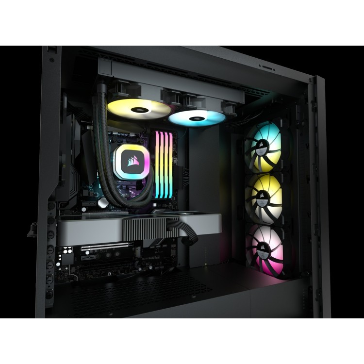 خرید کولر پردازنده Corsair H100 RGB - سایز ۲۴۰ میلیمتر