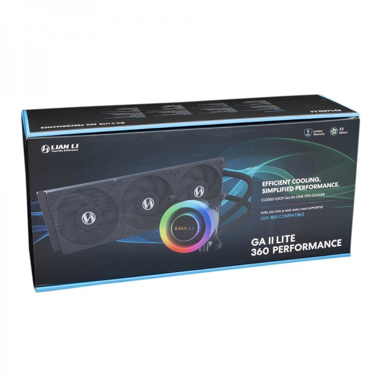 خرید کولر پردازنده Lian Li Galahad II Lite PBT 360 - سیاه