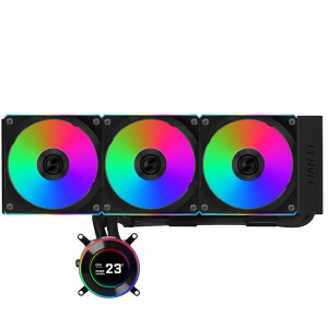 Lian Li Hydroshift II LCD-C 360CL AIO CPU Liquid Cooler - Black