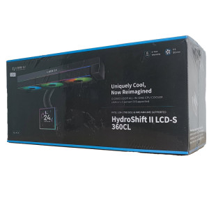 Lian Li Hydroshift II LCD-S 360CL AIO CPU Liquid Cooler - Black