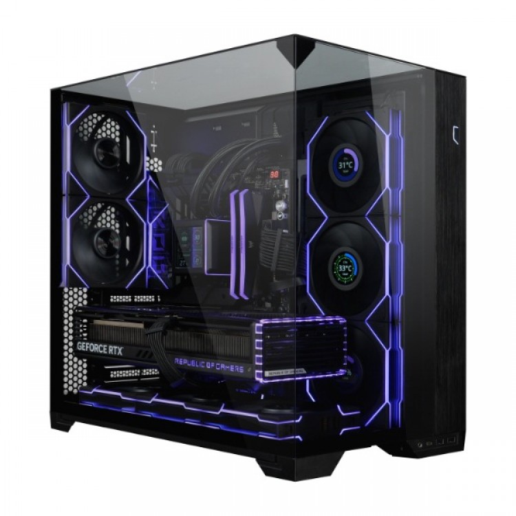 خرید فن کیس Lian Li Uni Fan TL Reverse Blade دارای نمایشگر LCD - بی‌سیم - پک سه تایی