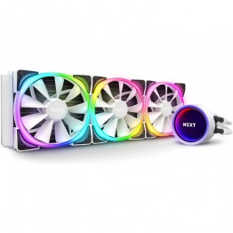 NZXT Kraken X73 AIO RGB Liquid CPU Cooler - 360mm - Matte White