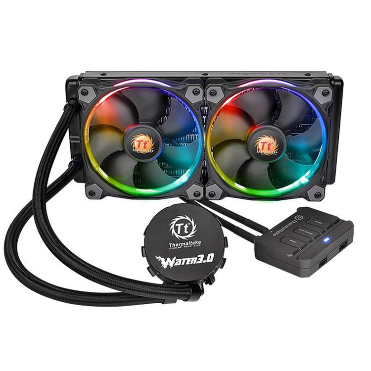 خرید خنک کننده پردازنده Thermaltake Water 3.0 Riing RGB 240 - خنک کننده مایع