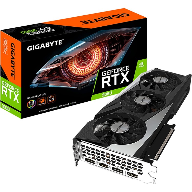 خرید کارت گرافیک Gigabyte GeForce RTX 3060 OC - حافظه 12 گیگابایت