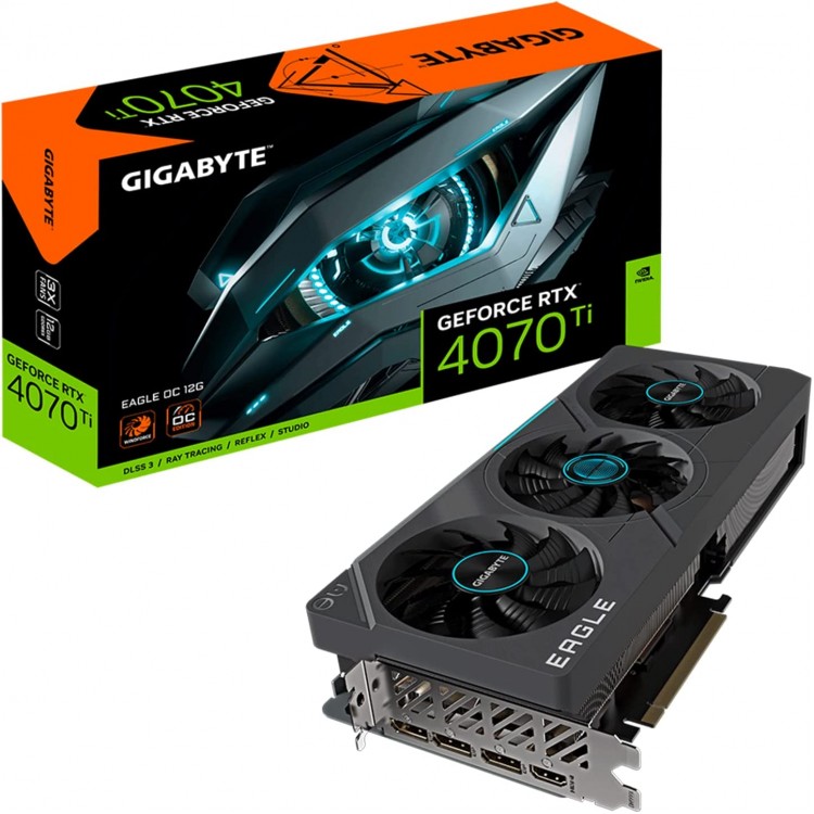 Gigabyte GeForce RTX 4070Ti Eagle OC Gaming Graphic Card - 12GB