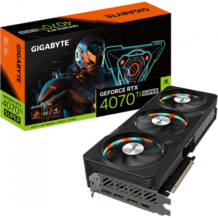 خرید کارت گرافیک Gigabyte GeForce RTX 4070 Ti Super OC - حافظه 16 گیگابایت