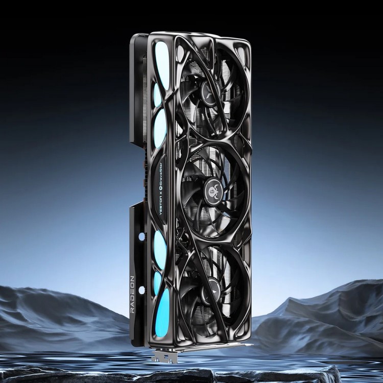 خرید کارت گرافیک Yeston X Gravastar Radeon RX 9070 XT Mercury Nova OC - حافظه 16 گیگابایت