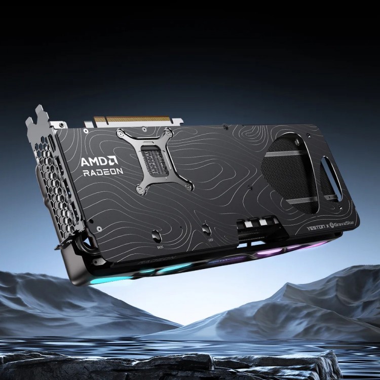 خرید کارت گرافیک Yeston X Gravastar Radeon RX 9070 XT Mercury Nova OC - حافظه 16 گیگابایت