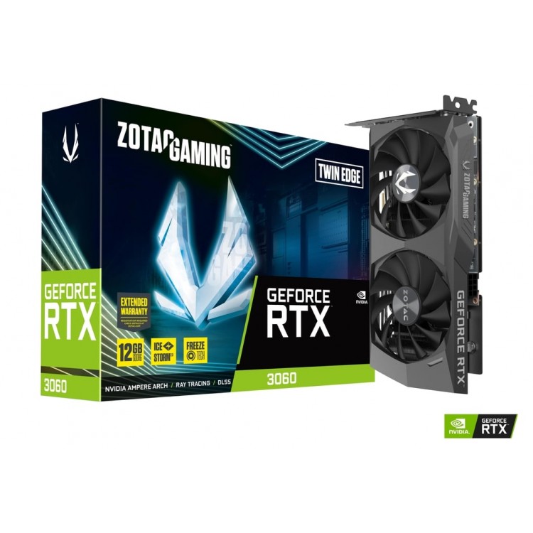 خرید کارت گرافیک ZOTAC GeForce RTX 3060 Twin Edge OC - حافظه 12 گیگابایت