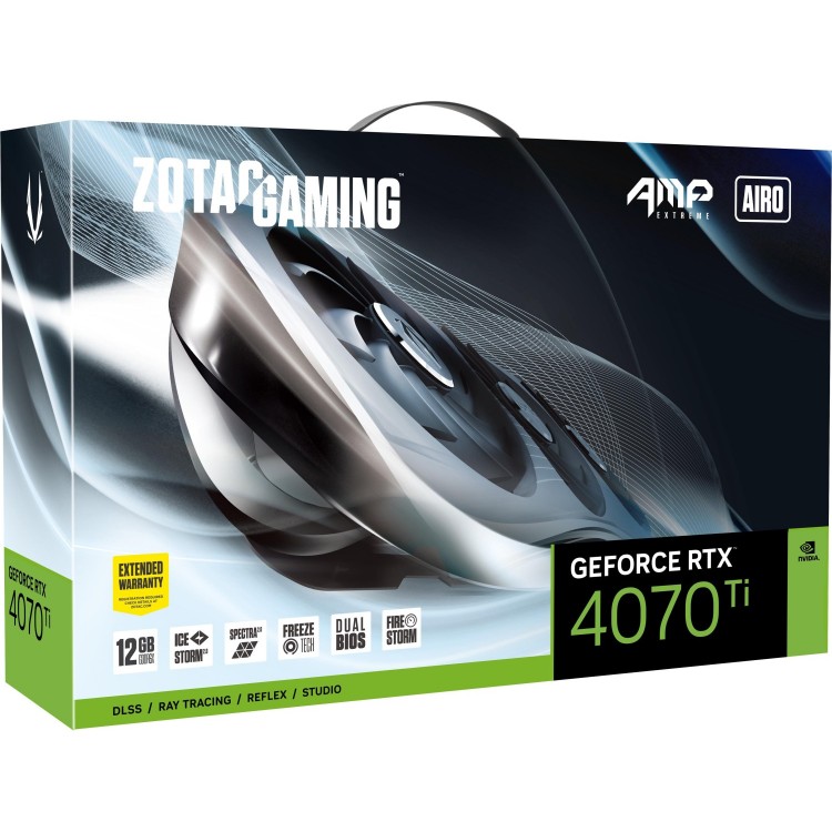 خرید کارت گرافیک ZOTAC GeForce RTX4070 Ti AMP Extreme AIRO - حافظه 12 گیگابایت