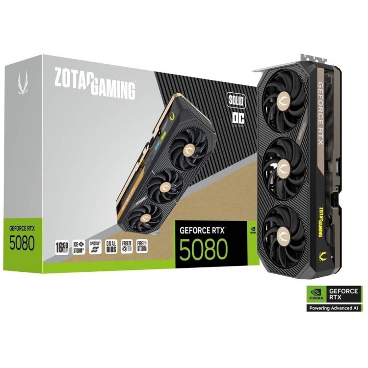 خرید کارت گرافیک ZOTAC Gaming GeForce RTX 5080 Solid - حافظه 16 گیگابایت