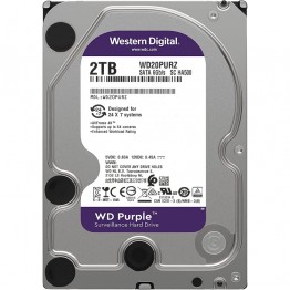 WD Purple WD20PURZ Internal Hard Drive - 2TB