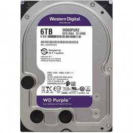 WD Purple WD60PURZ Internal Hard Drive - 6TB