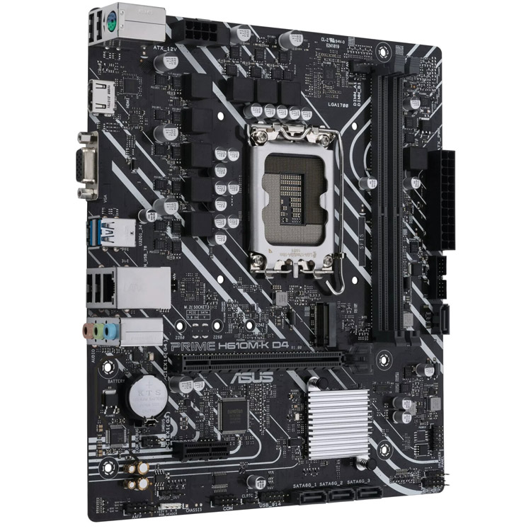 خرید مادربرد Asus Prime H610M-K - رم DDR4 - فرم M-ATX - چیپست Intel