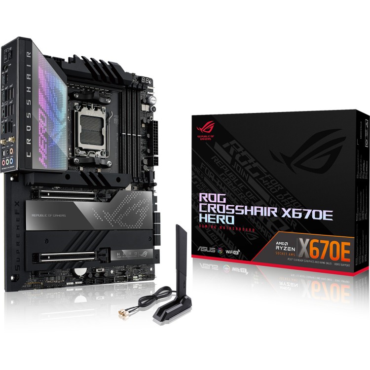 خرید مادربرد ROG Crosshair X670E Hero AX - فرم ATX - چیپست AMD