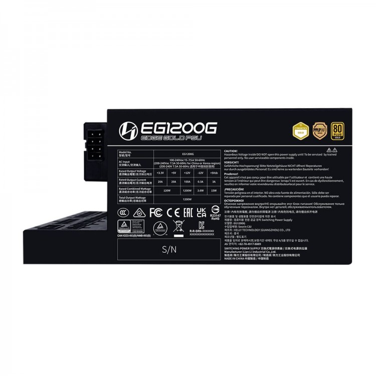 خرید پاور Lian Li Edge 1200W Gold