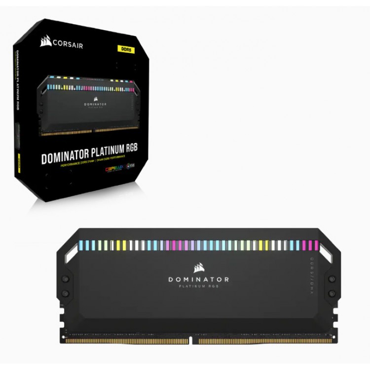 Corsair Dominator Platinum RGB 64GB RAM -DDR5 - 6000MHz C40 - Black