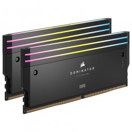 Corsair Dominator Titanium RGB 96GB RAM - DDR5 - Dual Kit - Intel XMP - 6600MHz - CL32 - Black