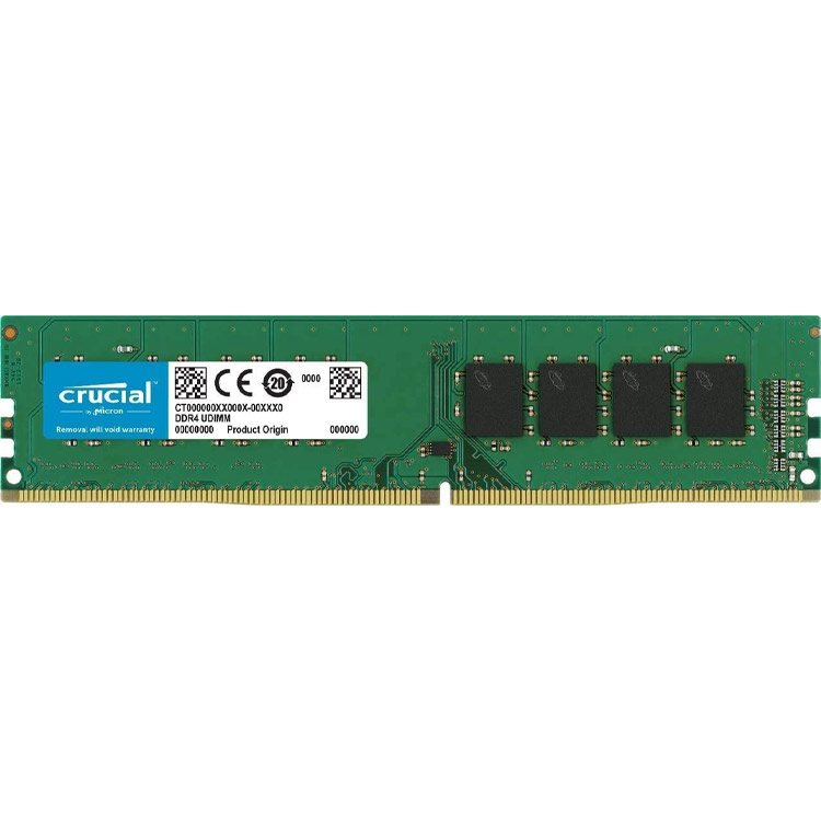خرید رم Crucial UDIMM - ظرفیت هشت گیگابایت - DDR4 - فرکانس 480  مگاهرتز - CL40