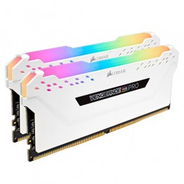 Corsair Vengeance RGB Pro 32GB RAM - DDR4 - Dual Kit - 3200MHz - CL16 - White