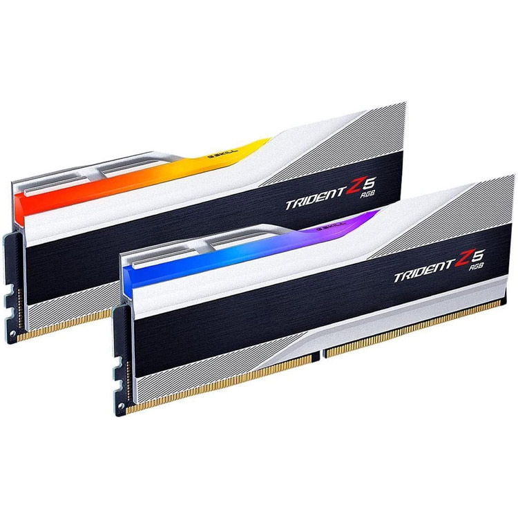 خرید رم G.Skill Trident Z5 RGB - ظرفیت 64 گیگابایت - DDR5 - سرعت 6400 مگاهرتز - CL32 - سفید