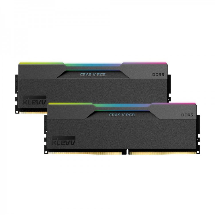 خرید رم KLEVV Cras V RGB DDR5 - ظرفیت 32 گیگابایت - دو کاناله - سرعت 7200 مگاهرتز - CL34 - سیاه