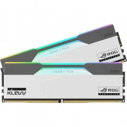 KLEVV Cras V RGB 32GB DDR5 RAM - Dual Kit - 6200MHz - CL32 - White - ROG Certified