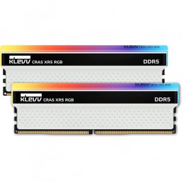 KLEVV Cras XR5 RGB 32GB DDR5 RAM - Dual - 6000MHz - CL40 - White