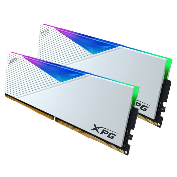 خرید رم XPG Lancer RGB - ظرفیت 32 گیگابایت - DDR5 - پک دوتایی - سرعت 5200 مگاهرتز - CL38 - سفید