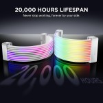 خرید کاور کابل پاور Asiahorse Aurora ARGB - سفید