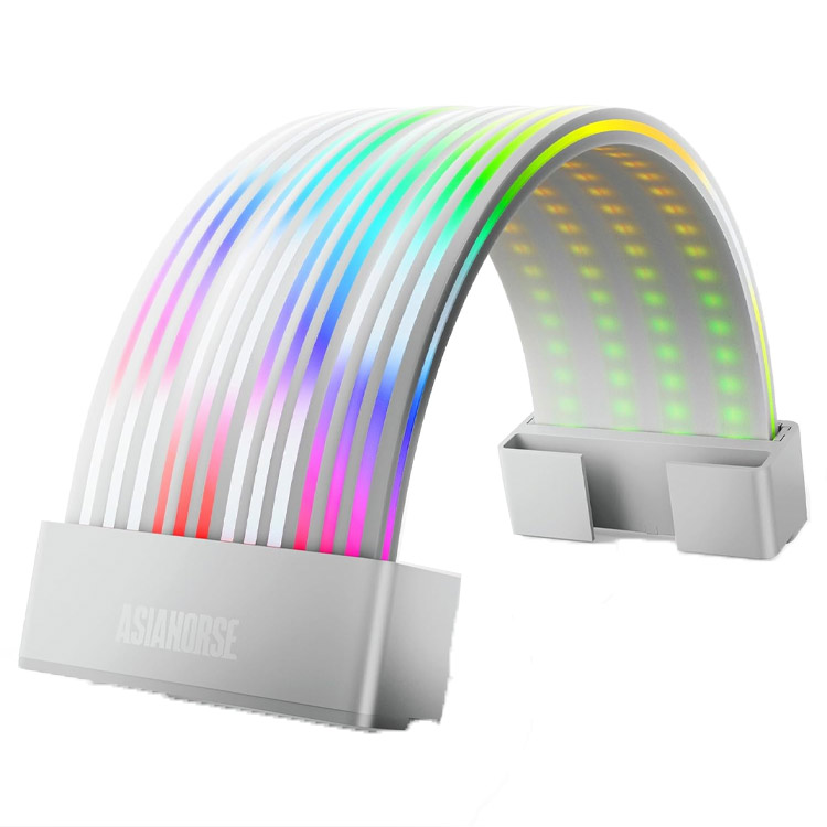 خرید کاور کابل پاور Asiahorse Aurora ARGB - سفید