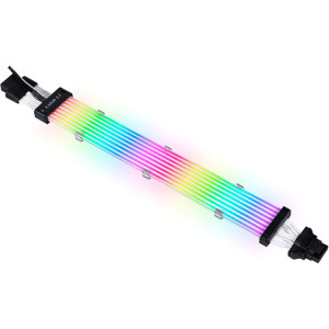 Lian Li Strimer Plus V2 12VHPWR to 12VHPW Sleeve Extension Cable - 8 Light Guides