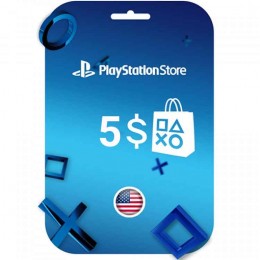 PSN 5 $ Gift Card US دیجیتالی 