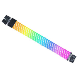 Lian Li Strimer Wireless Sleeved CPU Cable - 2x8-pin