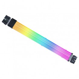 Lian Li Strimer Wireless Sleeved CPU Cable - 2x8-pin