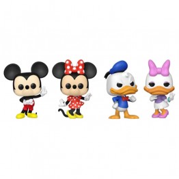 Funko POP! Mickey - Minnie - Donald - Daisy - Disney 100 Special Edition - 4-Pack