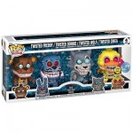 خرید عروسک POP! - شخصیت های Twisted Freddy، Twisted Bonnie، Twisted Wolf و Twisted Chica نسخه ویژه بازی Five Nights at Freddy's