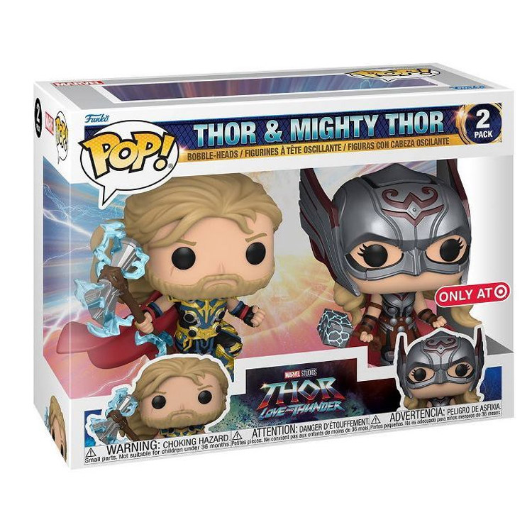 خرید عروسک POP! - شخصیت Mighty Thor & Thor از فیلم Thor: Love & Thunder