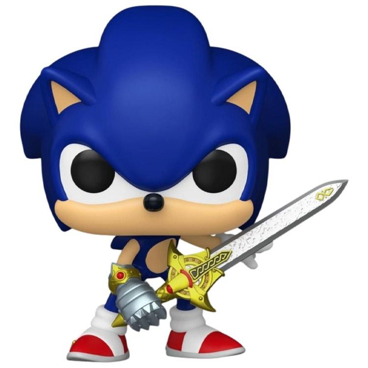 خرید فانکو Sonic با شمشیر Caliburn از بازی Sonic the Hedgehog - نسخه کمیاب نمایشگاه فانکو پاییز 2025