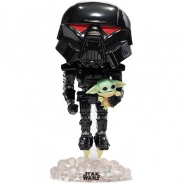 POP! Dark Trooper with Grogu - Star Wars - Special Edition - 9cm