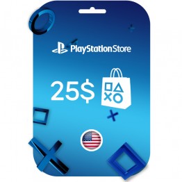 PSN 25$ Gift Card US دیجیتالی  گیفت کارت