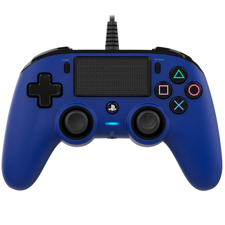 NACON Wired Compact Controller - Blue - PS4 