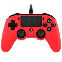 NACON Wired Compact Controller- Red - PS4