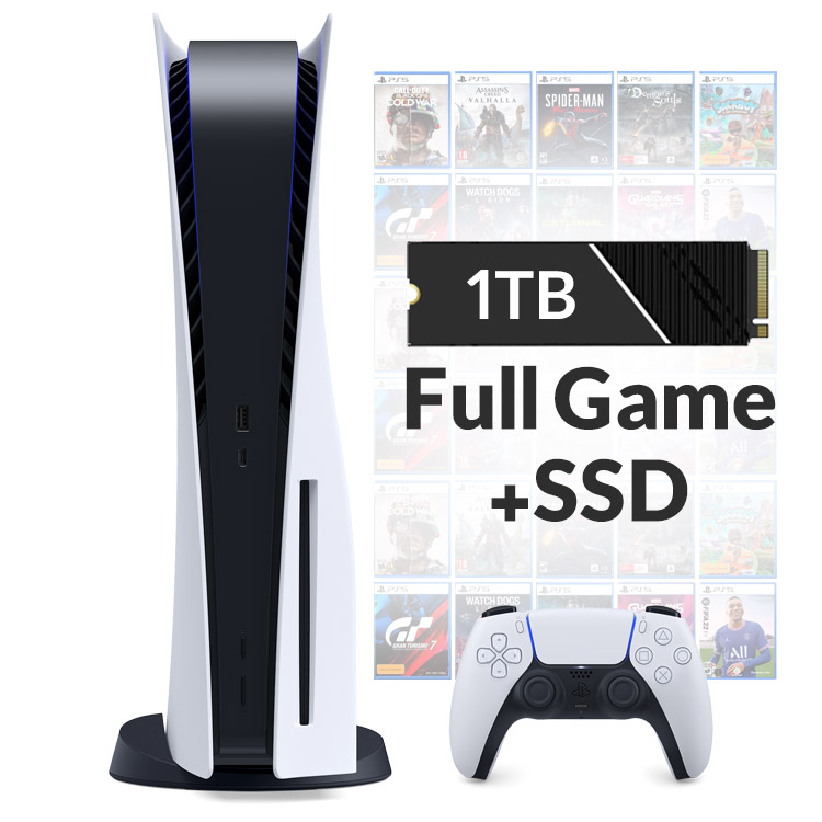 خرید پلی استیشن 5 - به همراه SSD یک ترابایت Full Game