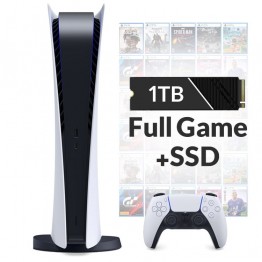 خرید PS5 نسخه دیجیتال - به همراه SSD یک ترابایت Full Game