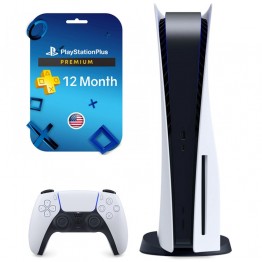 PlayStation 5 + PlayStation Plus Premium - 12 Months Membership - US