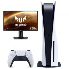 PS5 + TUF VG27AQ WQHD Gaming Monitor