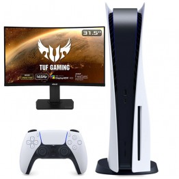 PS5 + TUF VG32VQR QHD Gaming Monitor