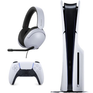 PlayStation 5 Slim + Sony InZone H3 - White