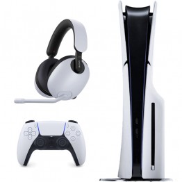 PlayStation 5 Slim + Sony InZone H7 - White